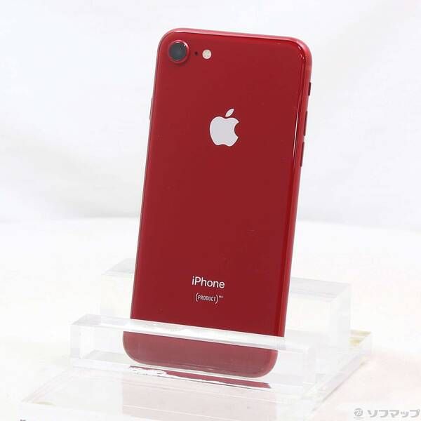 中古品〕 iPhone8 64GB プロダクトレッド MRRY2J／A SIMフリー【295