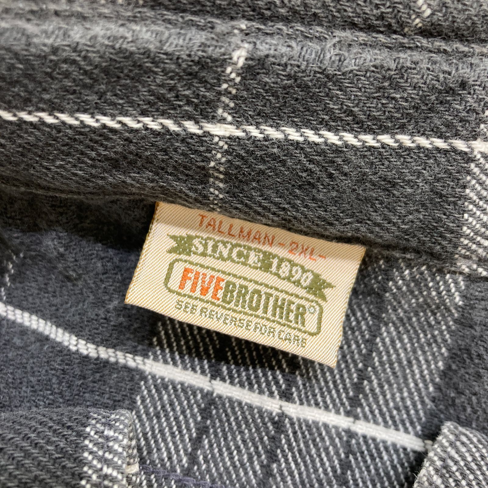 FIVE BROTHERS ファイブブラザー 90's ネルシャツ 2XLサイズ チェック