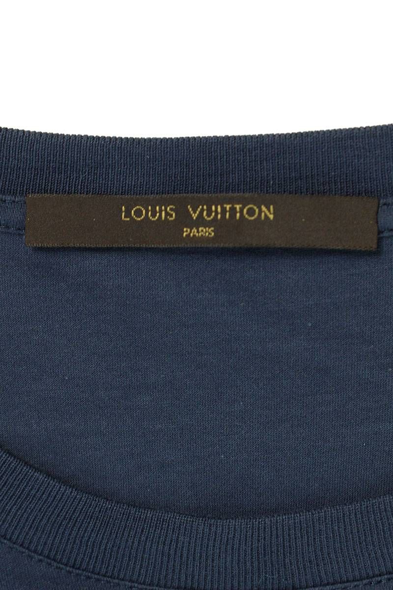 ルイヴィトン  RM132 H4JR51JEZ ×チャップマンブラザーズロゴ刺繍Tシャツ メンズ S