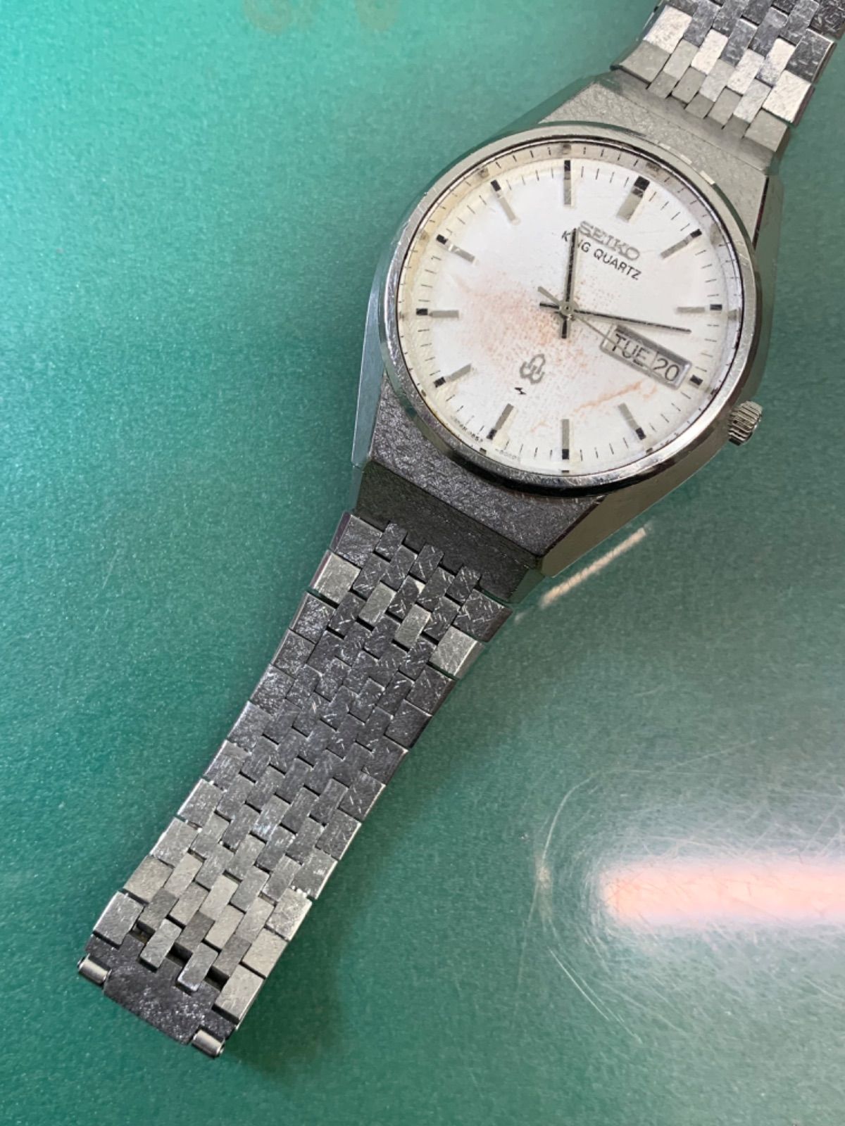 セイコー SEIKO キング クオーツ 0853-8020-G メンズ