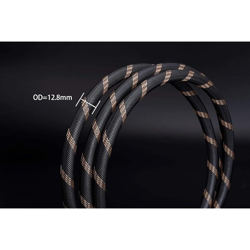 新着商品】SKW Hi-Fi スピーカーケーブル2.5M、交換可能なバナナプラグ