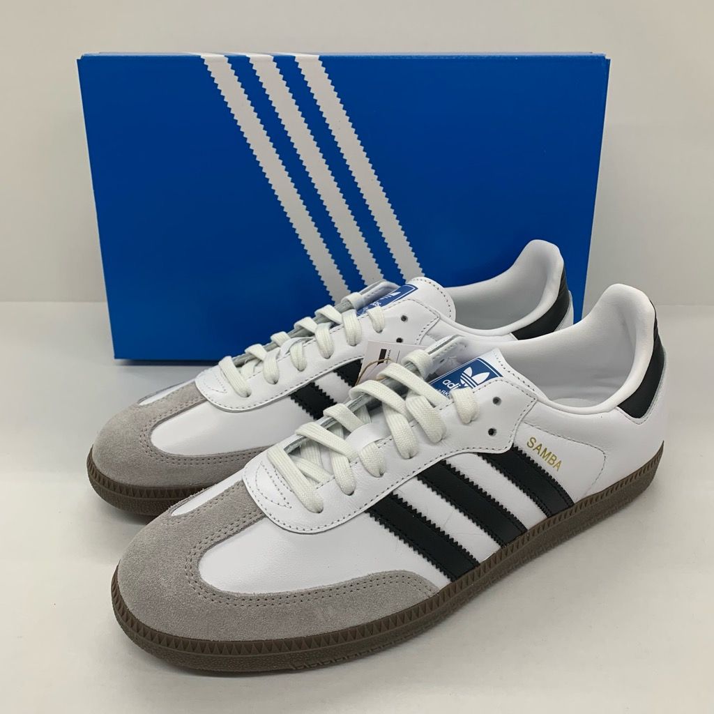 未使用 adidas SAMBA OG Cloud White Core Black 27.5cm B75806 アディダス サンバ クラウドホワイト  コアブラック スニーカー 【X0269-001】□268 - メルカリ