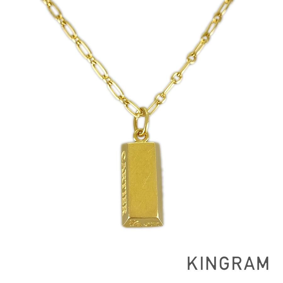 カルティエ CARTIER インゴット K18YG ネックレス sss【中古