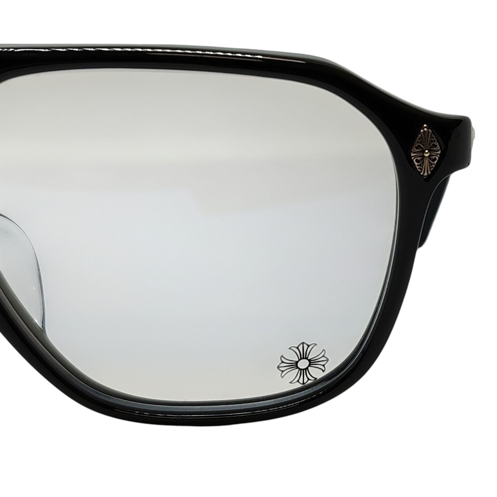 クロムハーツ ZIPHER サイドフレアニーテンプル眼鏡 メンズ 55□19-148 