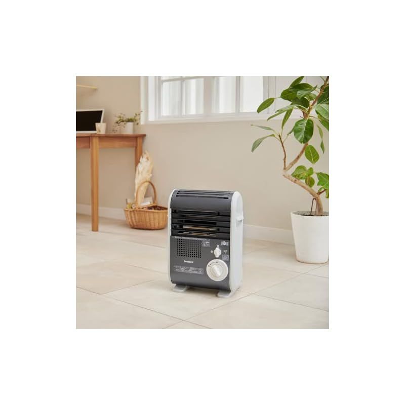 Iwatani イワタニ カセットガス ストーブ 発電する ファンヒーター 手軽に持ち運び ポータブル タイプ NEWモデル 風暖 温風式 グレー 0