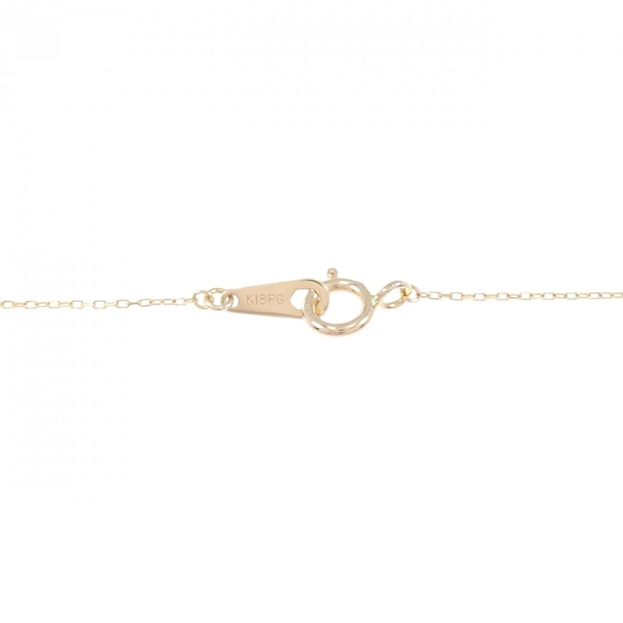 K18PG ソリティア ダイヤモンド ネックレス 0.15CT FORTGASGNV_COM_BR