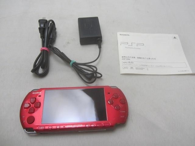 中古品 ゲーム PSP 本体 PSP3000 ラディアントレッド 動作品 箱付き 中古品 ゲーム PSP 本体 PSP3000 ラディアントレッド 動作品 箱