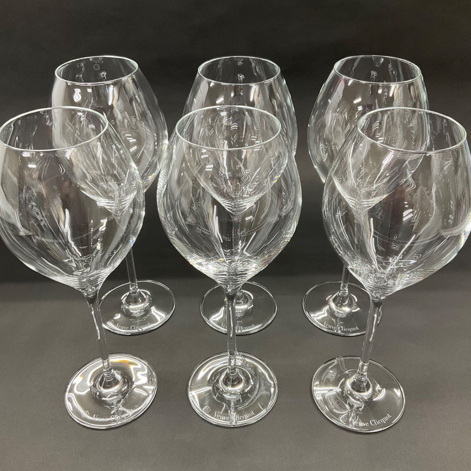 ヴーヴ クリコ - ヴーヴクリコ　シャンパングラス　６脚 新入荷 ヴーヴクリコ シャンパングラス 6脚セット Veuve Clicquot