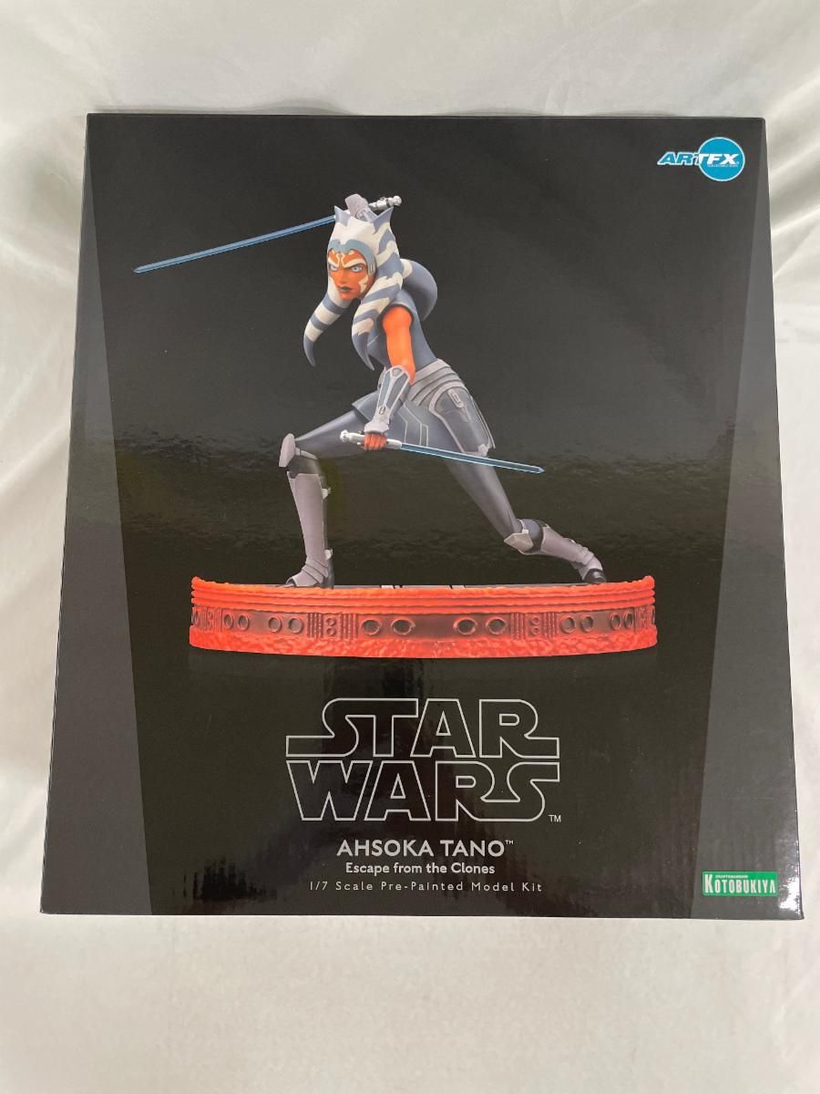 ARTFX アソーカ タノ クローン ウォーズ版 1 7 PVC製簡易組立キット スター ウォーズ クローン ウォーズ