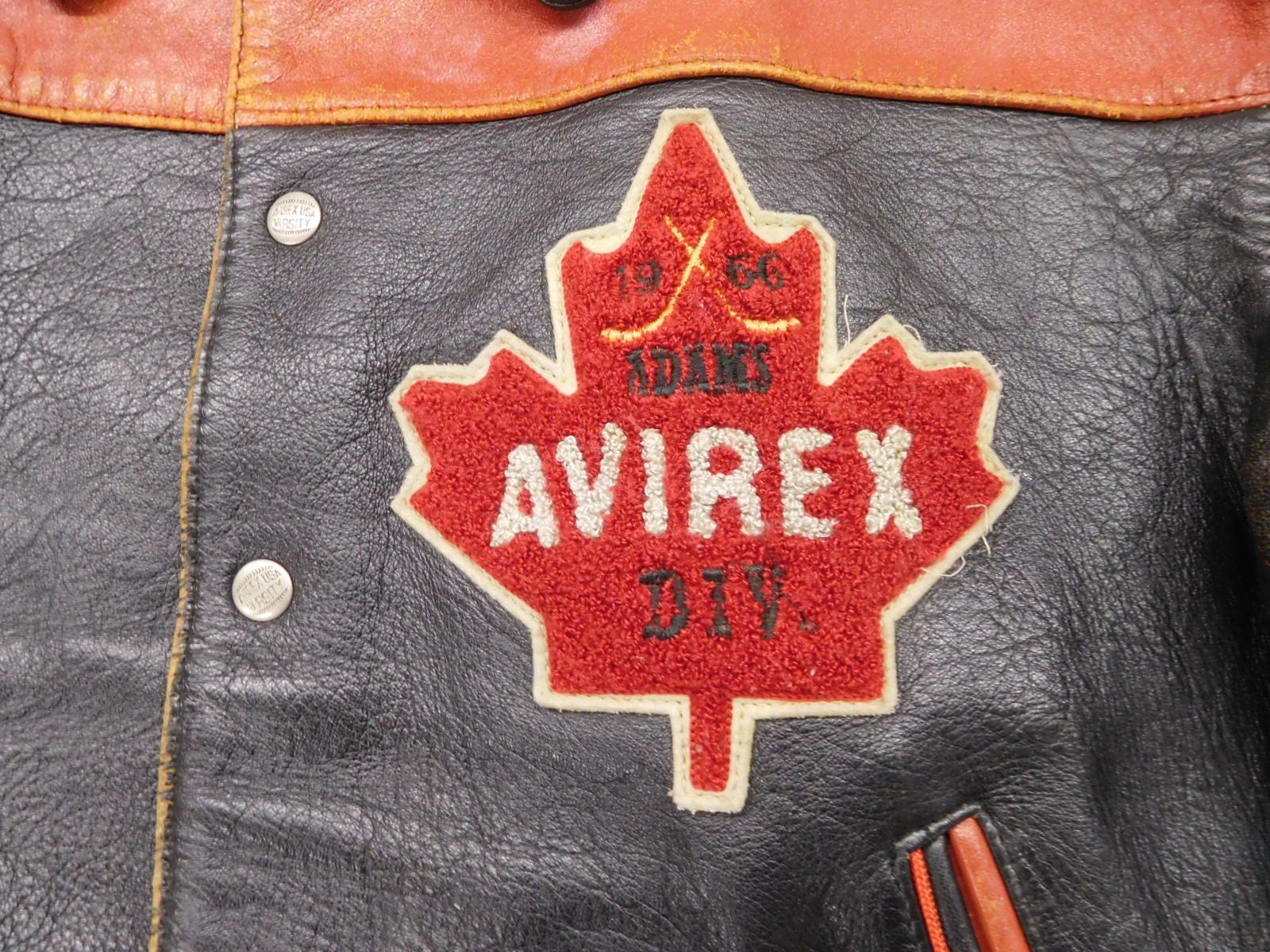 pahagena　訳あり　アヴィレックス　本革レザージャケット　レッドXL org.jpg