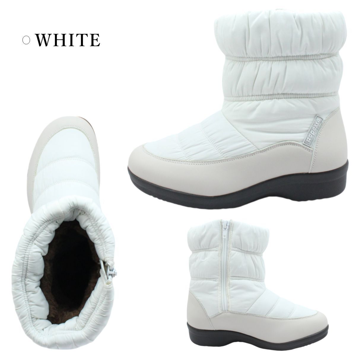 ロポッサ Ropossa スノーブーツ レディース 防水 防滑 幅広4E 2840
