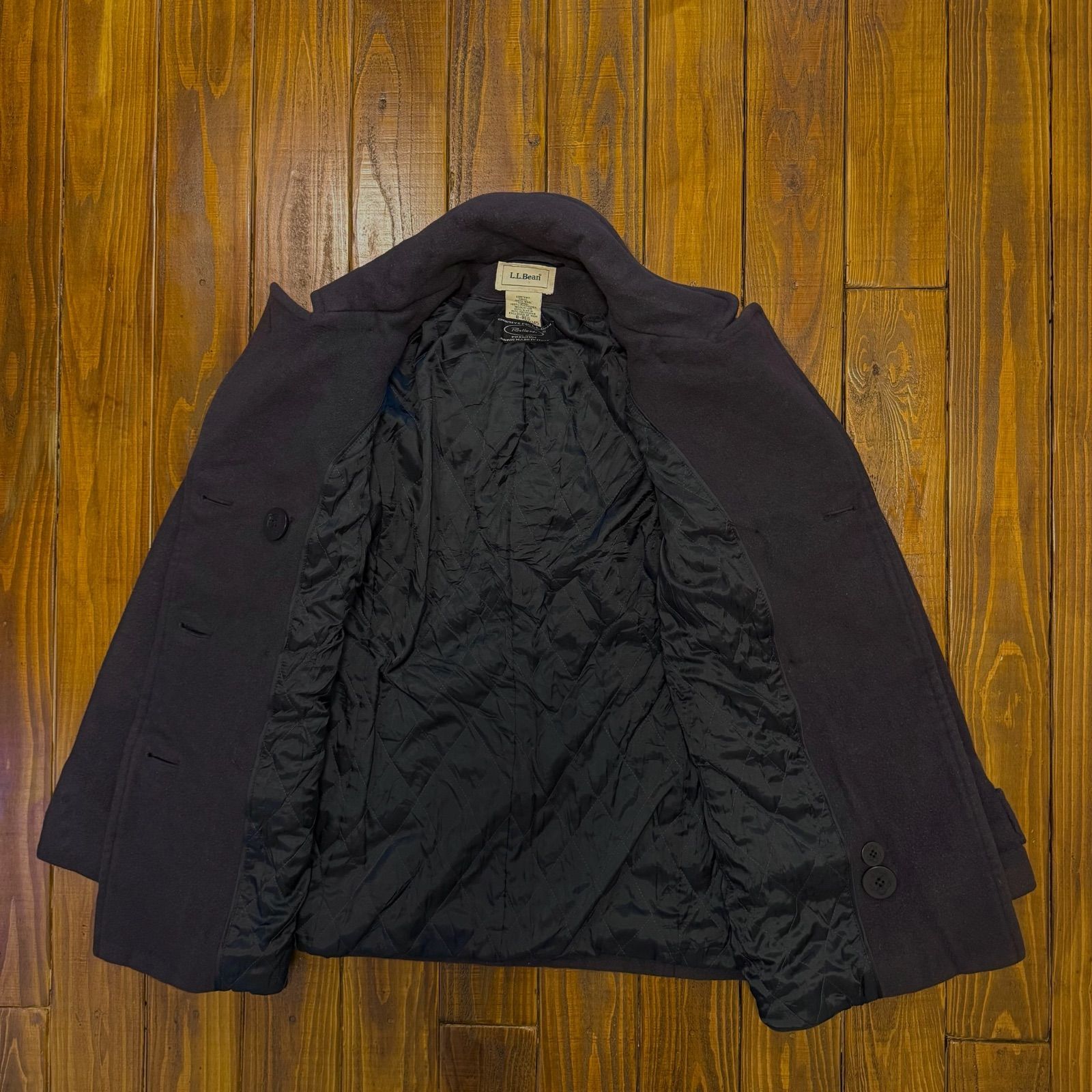 L.L.Bean エルエルビーン ウールピーコート 8REG ネイビー GULLKHAN_COM