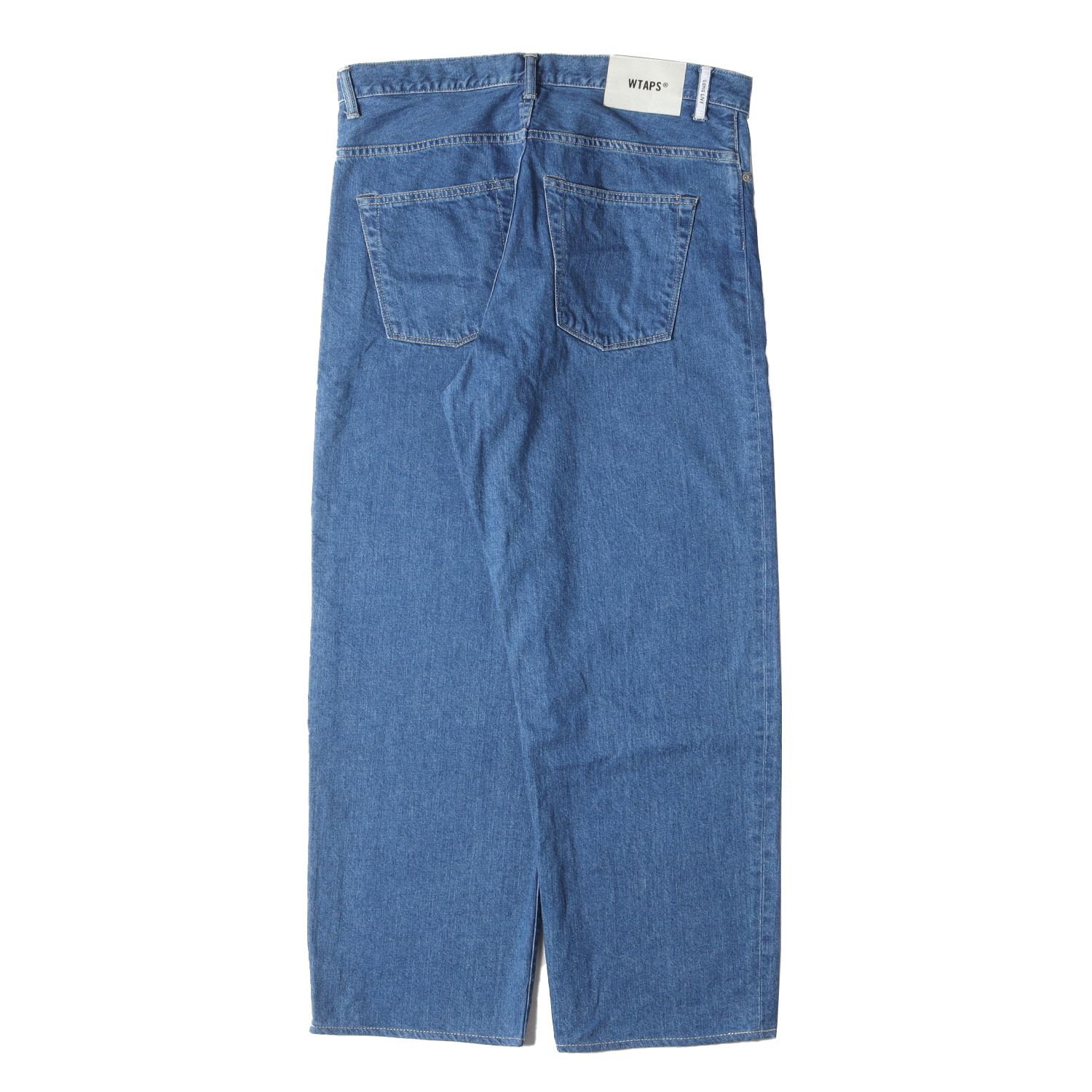 美品 WTAPS ダブルタップス パンツ サイズ:L 22AW ヴィンテージ加工 デニムパンツ (BLUES STRAIGHT / TROUSERS  / COTTON. DENIM) インディゴ ボトムス ジーンズ ジーパン【メンズ】 - メルカリ