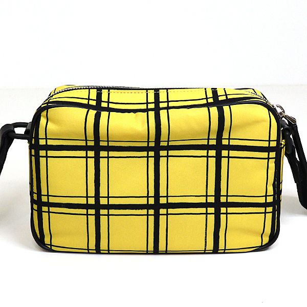 MARNI マルニ チェック PUFF カメラバッグ イエロー ブラック
