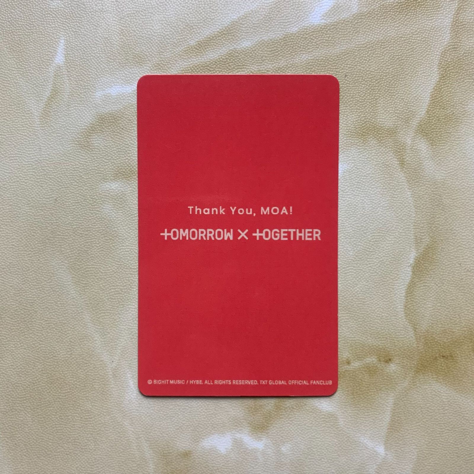 TXT fanlive 会場限定 MOAZONE ペンミ  FC 特典トレカ TXT 日本公演 FC特典 MOAZONE 限定 トレカ 5枚セット TXT