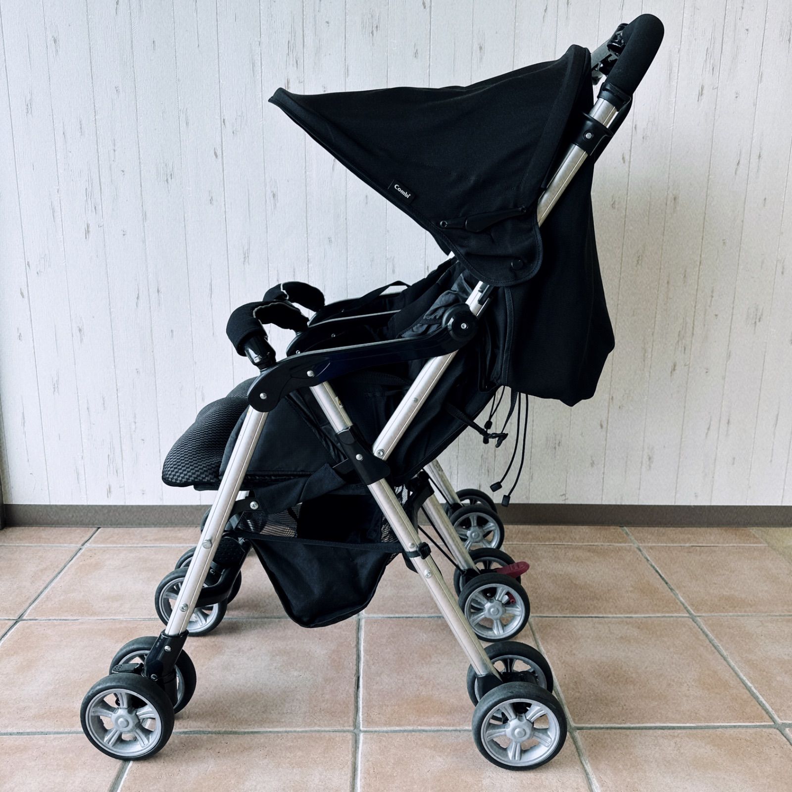 極美品 コンビ Combi ツインスピン 双子用 2人乗り ベビーカー Combi