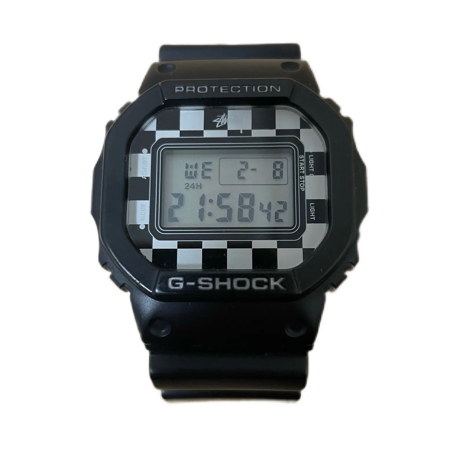 STUSSY × カシオ G-SHOCK フラグチェック DW-5600VT