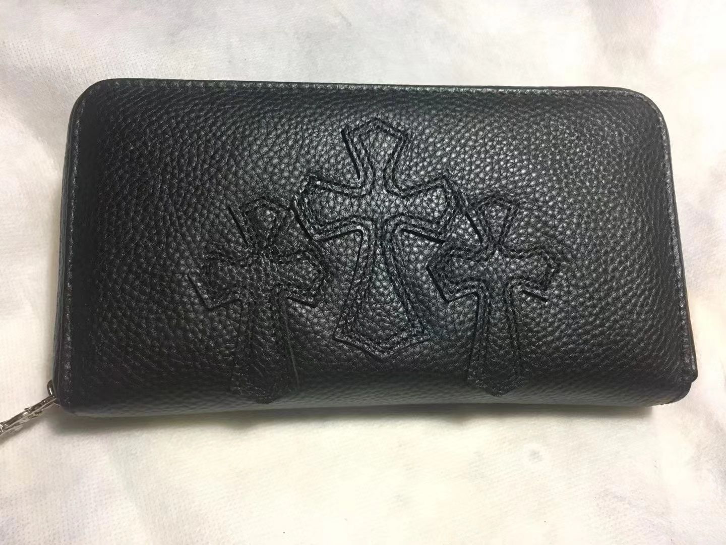 CHROME HEARTS セメタリークロスパッチ長財布