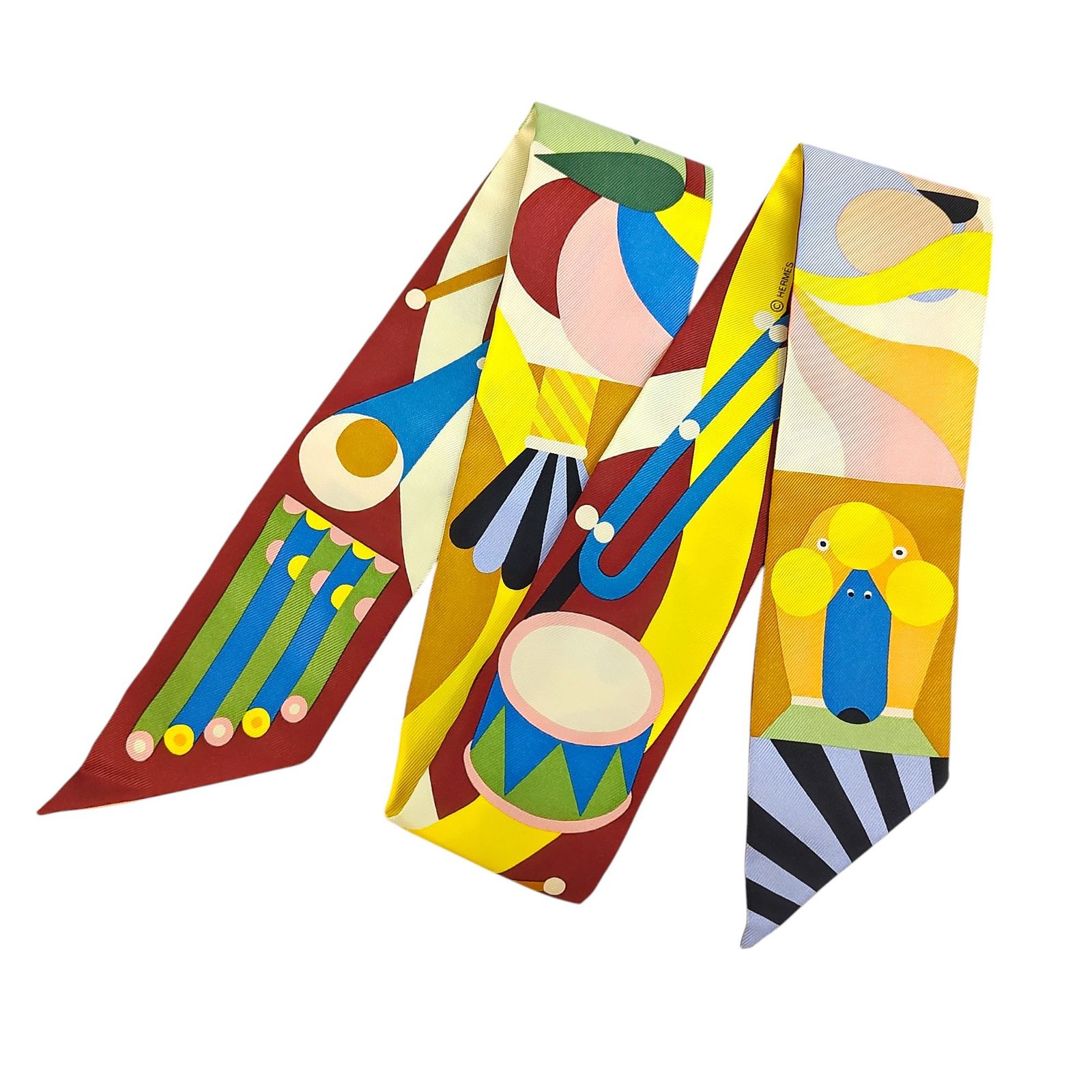 エルメス(Hermes) ツイリー Parade en Fanfare Parade en Fanfare Twilly | Hermès Australia