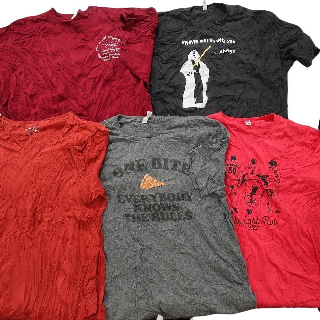 NFL チーフス　古着　まとめ売り 古着卸 まとめ売り カラーmix プリント 半袖Tシャツ 20枚セット