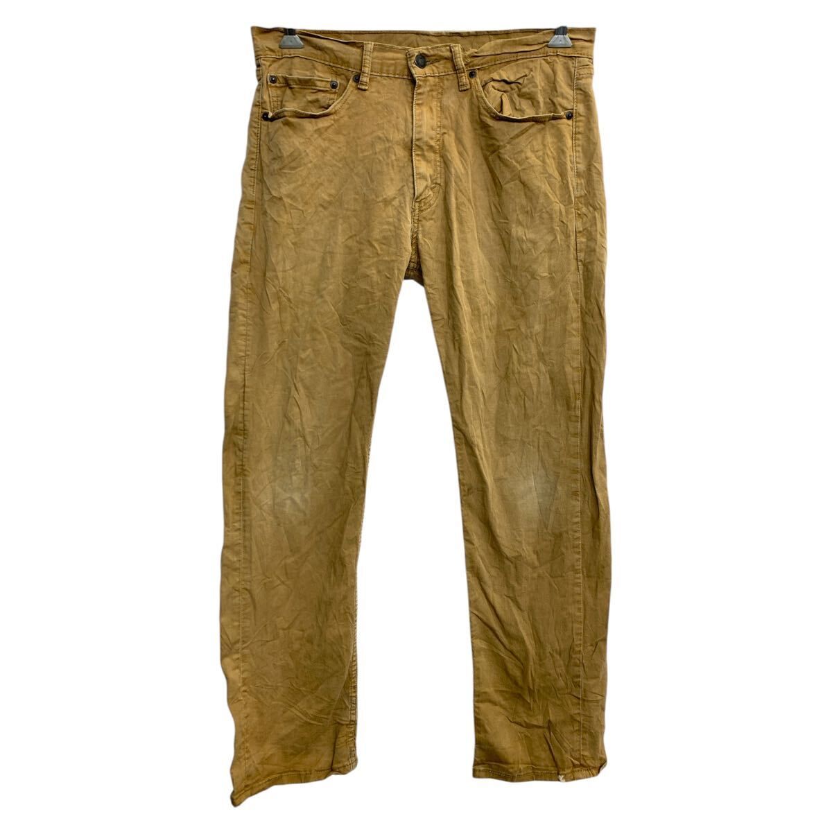 Levi´s 505 デニムパンツ W34 リーバイス レギュラーフィット ブラウン 古着卸 アメリカ仕入 2503-1321