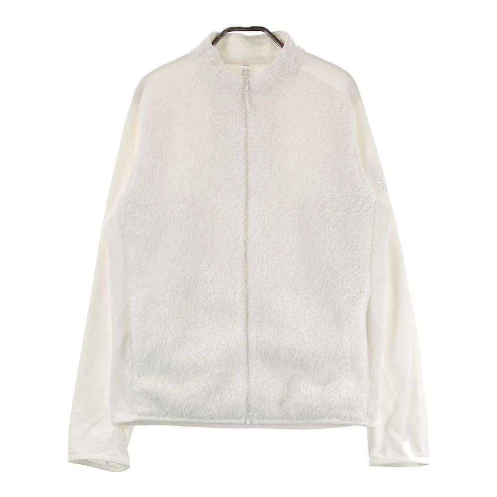 adidas ゴルフレディースジャケット XL ホワイト サイズ：L ADIDAS GOLF アディダスゴルフ GM1476 ボア 長袖 ジップ