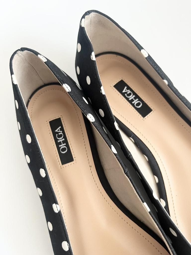 【新品】OHGA バックルパンプス 新品】OHGA バックルパンプス 日本製】OHGA オーガ ビジューバックル