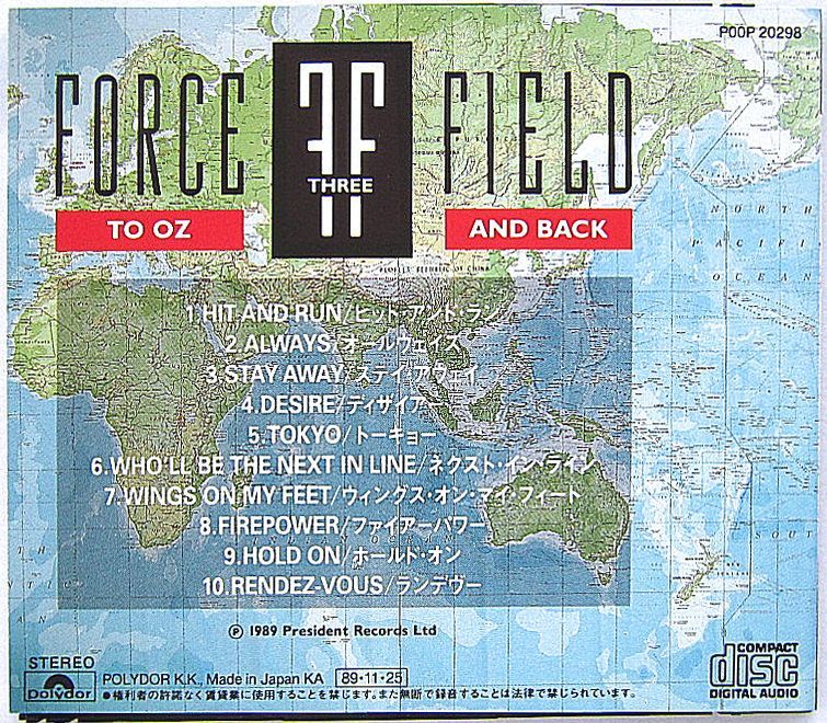 中古】FORCEFIELD フォースフィールド ／ FORCEFIELD Ⅲ - TO OZ AND BACK 〔CD〕 - メルカリ