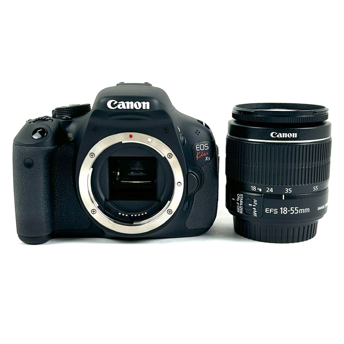 キヤノン Canon EOS Kiss X5 EF-S 18-55 IS II レンズキット デジタル 一眼レフカメラ 【中古】