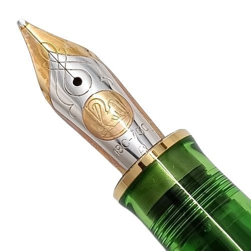 Pelikan ペリカン 万年筆 スーベレーン 特別生産品 Ｍ８００グリーンデモンストレーター B 18C-750 G5専用ケース・箱付きMB/E1