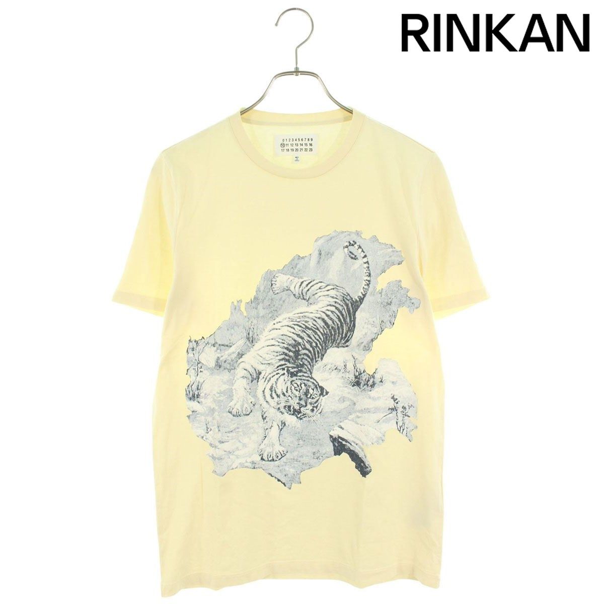 メゾンマルジェラ  S30GC0607 S22816 フロントプリントTシャツ メンズ 44