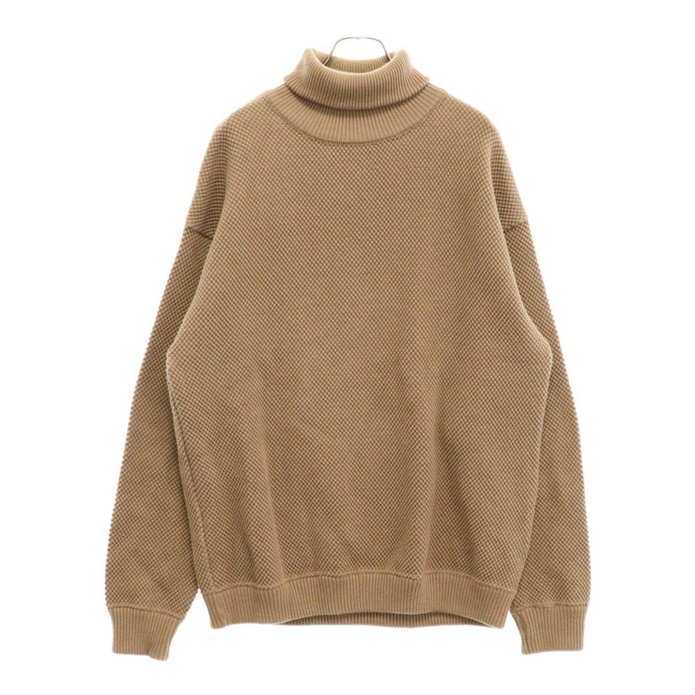 crepuscule (クレプスキュール) MOSS STITCH TURTLE NECK モスステッチ