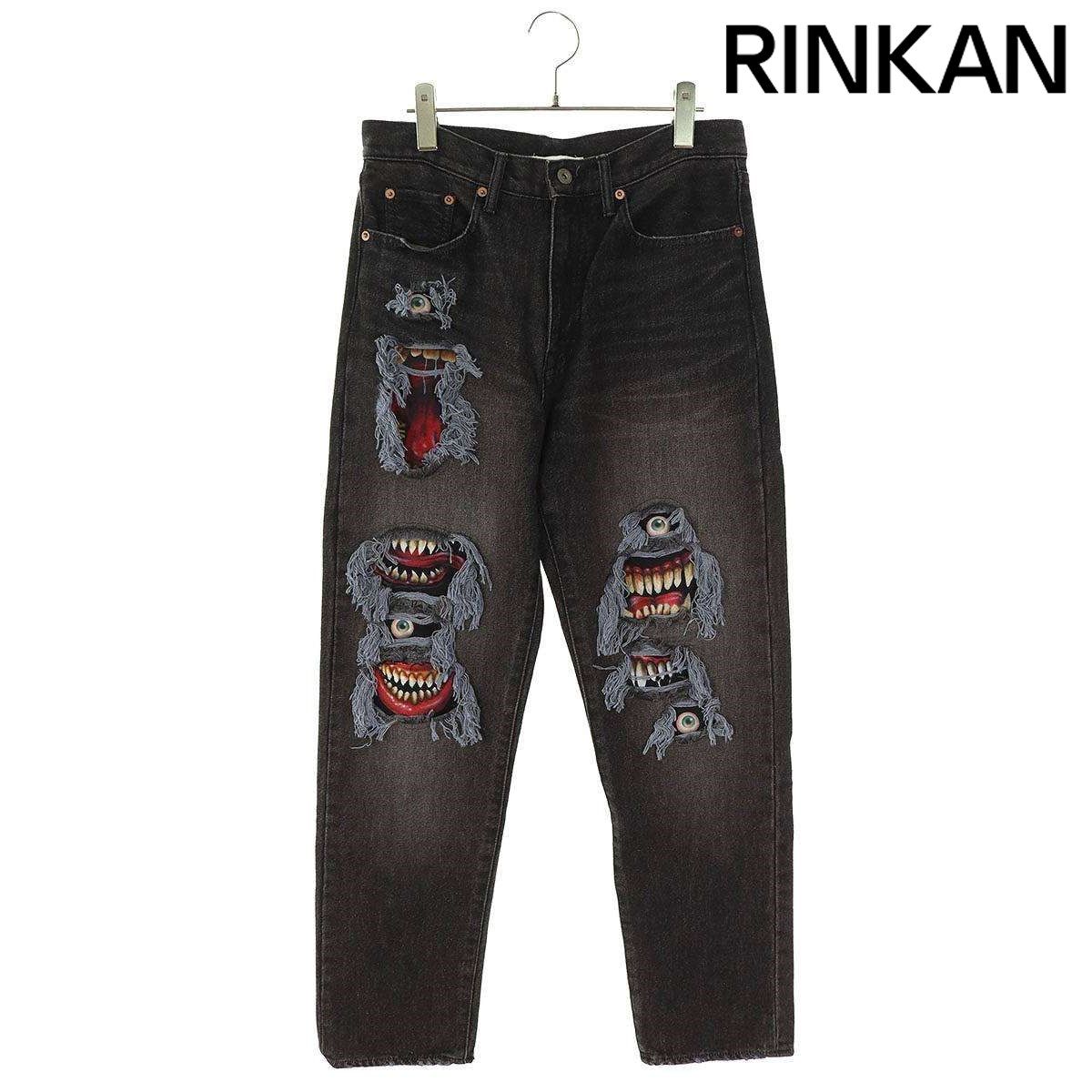 ダブレット  21AW   RECYCLE DENIM MONSTER REPAIR PANT/21AW11PT160 モンスターリペア加工リサイクルデニムパンツ メンズ S 【10/1～10/8 タイムセール開催】