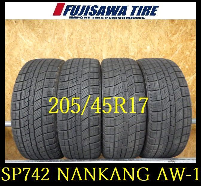 SP742 F● ◆ 製造 約8部山●NANKANG AW-1●205 45R17●4本