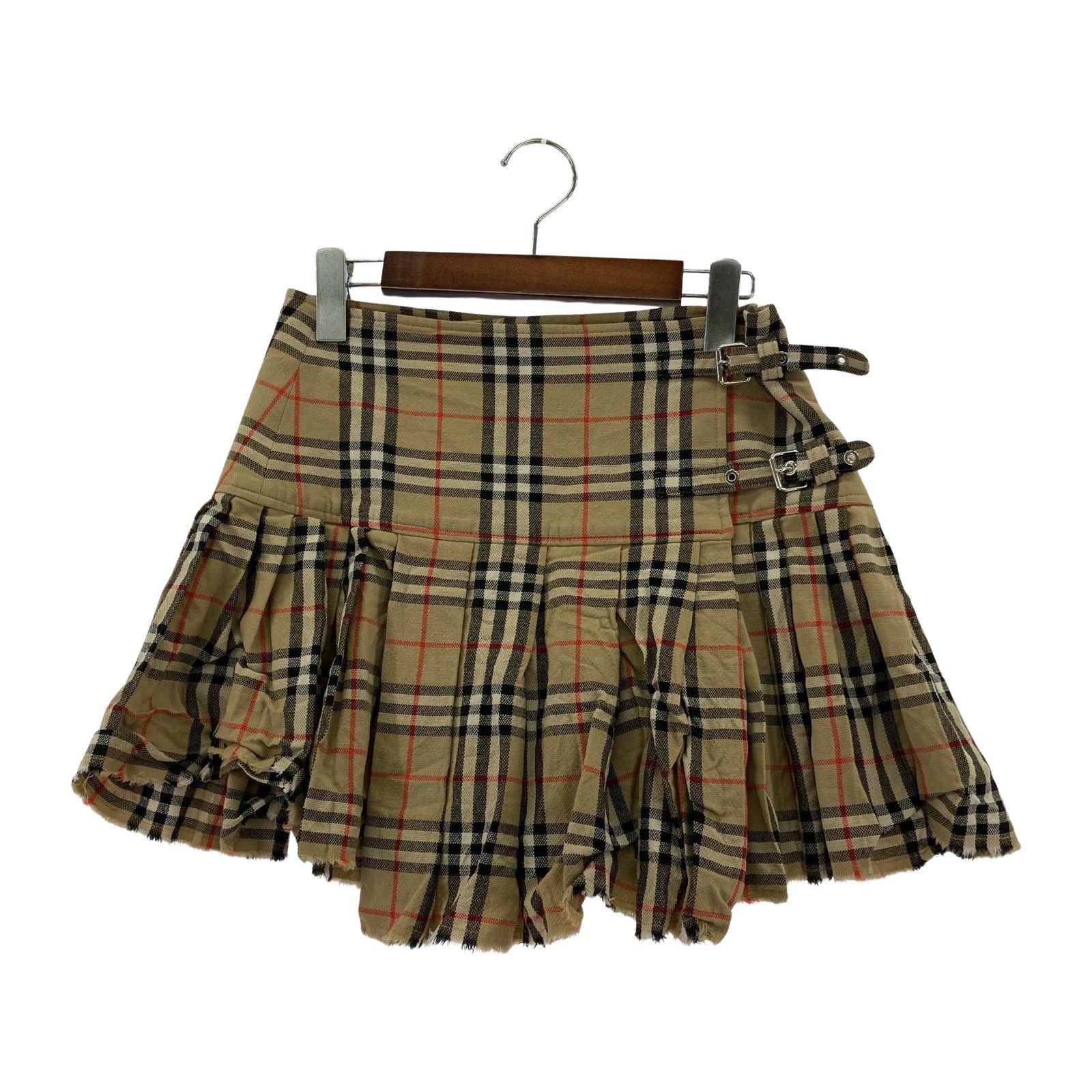 BURBERRY ラップスカート チェック
