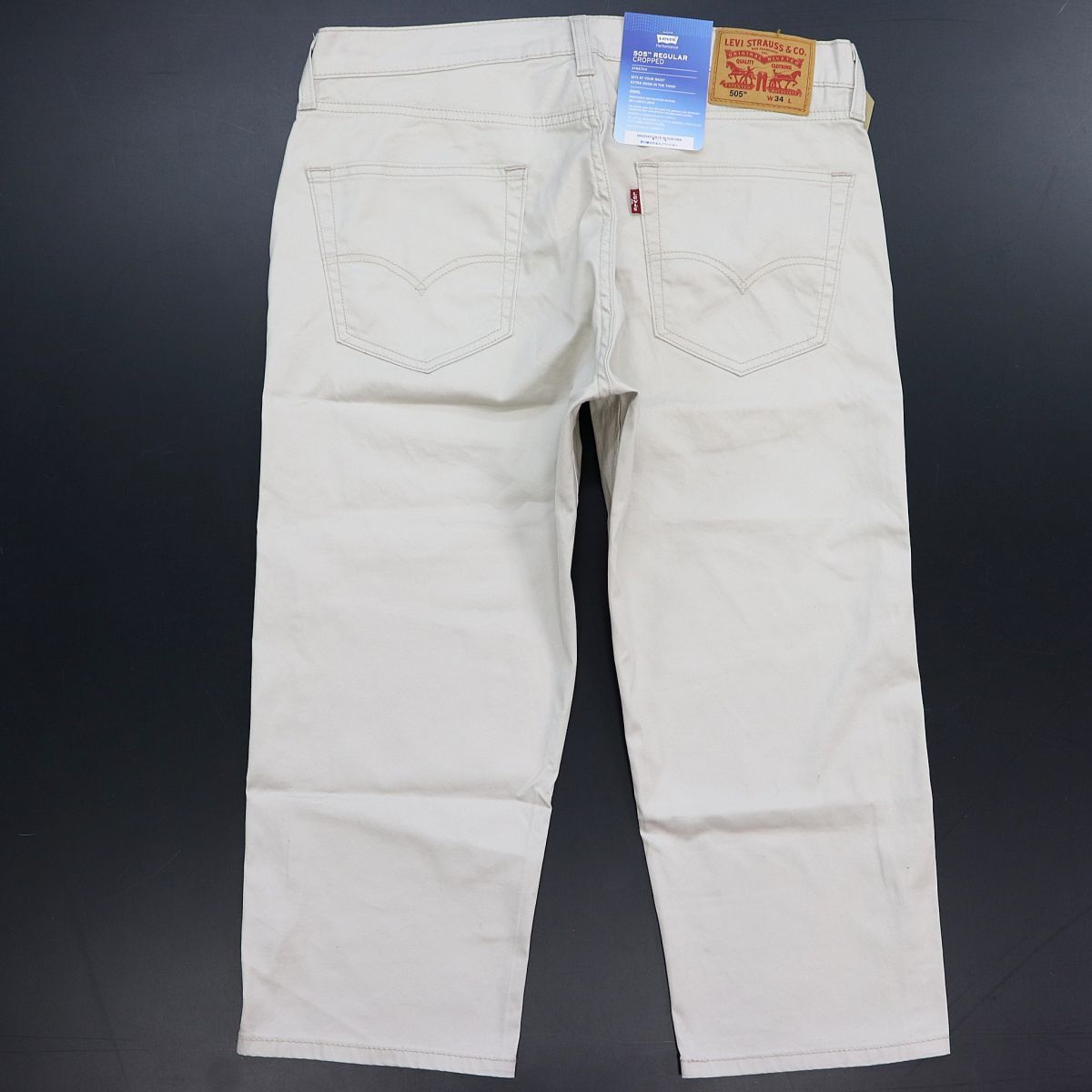 ☆リーバイス Levis 505 新品 COOL 通気性 速乾 快適 レギュラー 7分丈