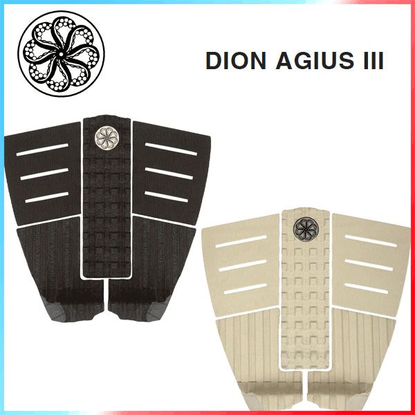 OCTOPUS IS REAL DION AGIUS III HYBRID GRIP / オクトパスイズリアル ディオン アジウス 3 ハイブリッド グリップ サーフィン デッキパッド BLACK
