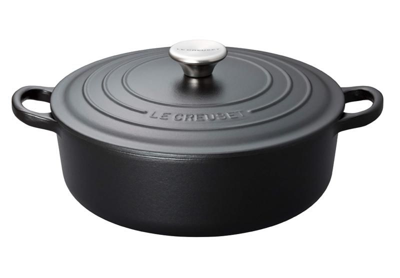 ル クルーゼ Le Creuset 鋳物 ホーロー 鍋ココット ジャポネーズ マットブラック 24cm