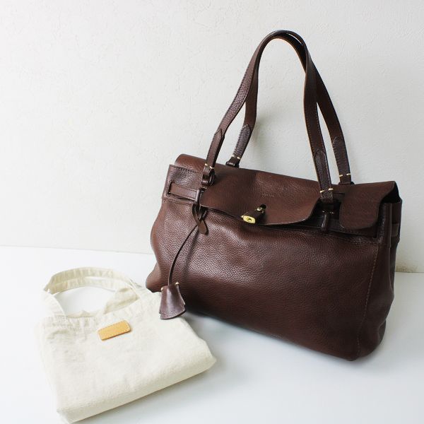 ♪♪GENTEN ゲンテン レディース ハンドバッグ レザー モスグリーン  