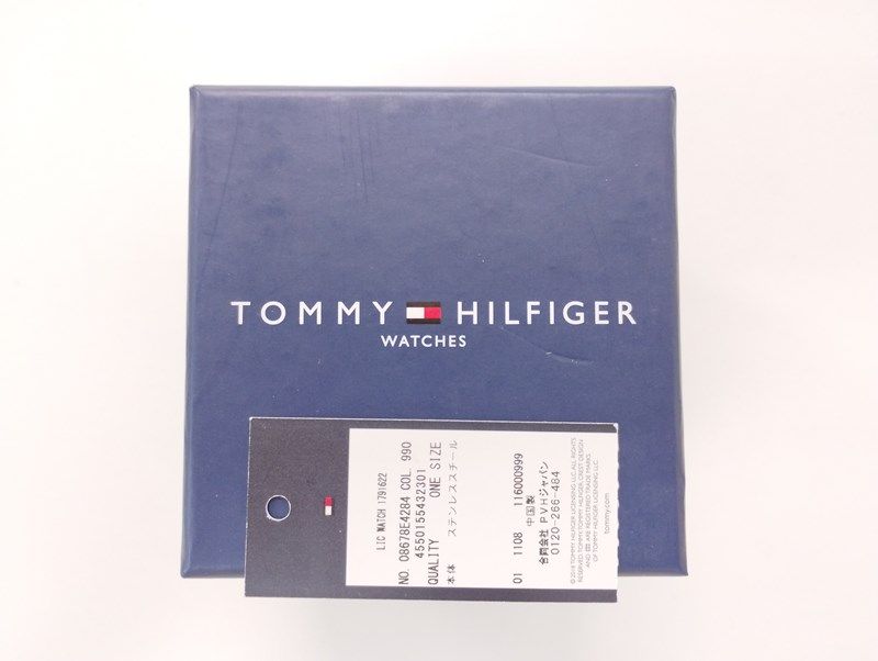 F821 [人気] TOMMY HILFIGER トミーヒルフィガー 腕時計 ONE SIZE ブラック 1791622 クオーツ | G★