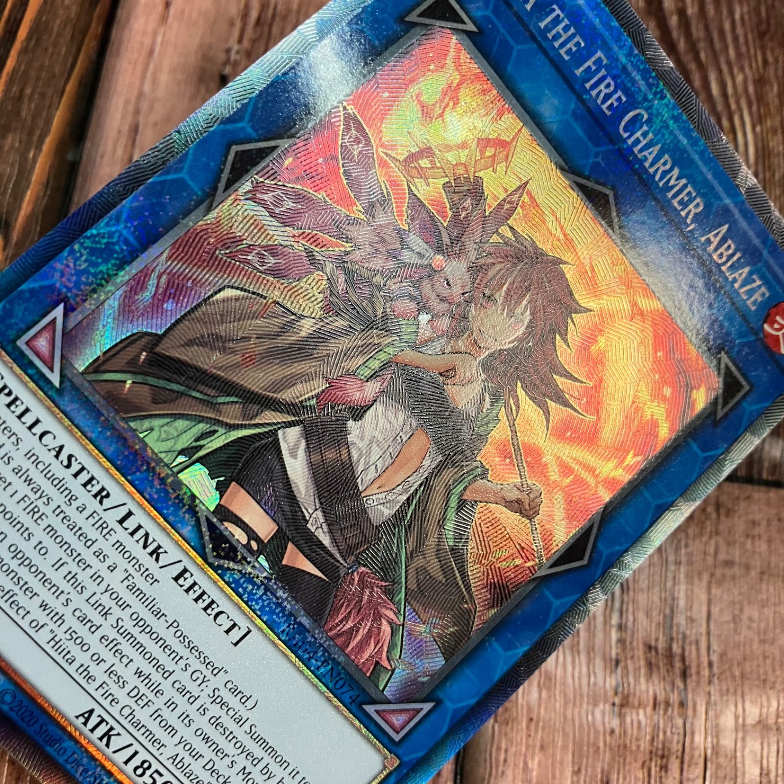 遊戯王 EU版 英語版 灼熱の火霊使いヒータ コレクターズレア - メルカリ