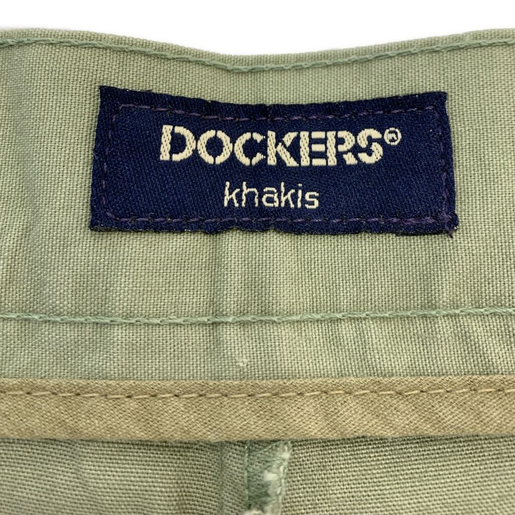 90年代 DOCKERS ドッカーズ 2タック チノパンツ カーキ (メンズ W36