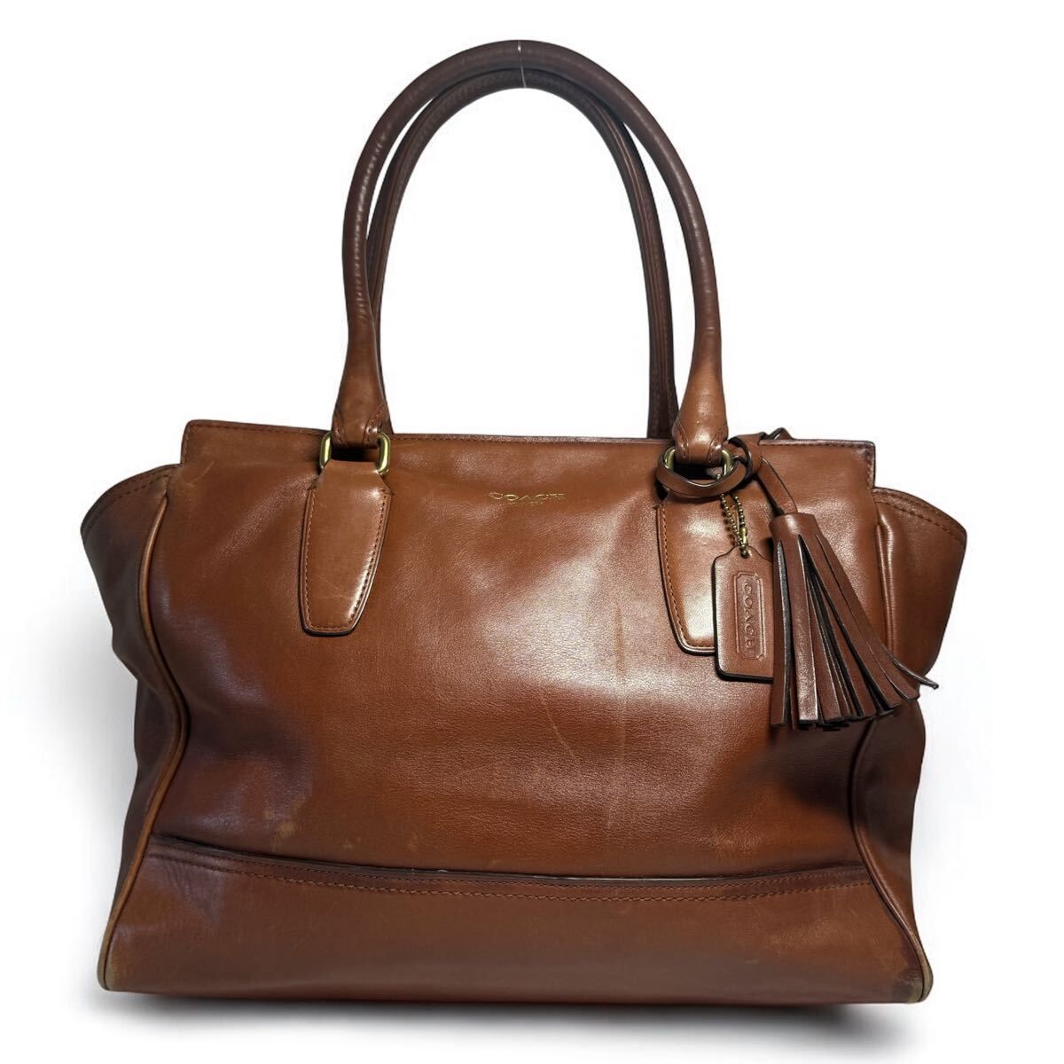 美品 コーチ キャリーオール ハンドバッグ トートバッグ レザー ターンロック 良品】COACH コーチ レガシー キャリーオール レザー 本革
