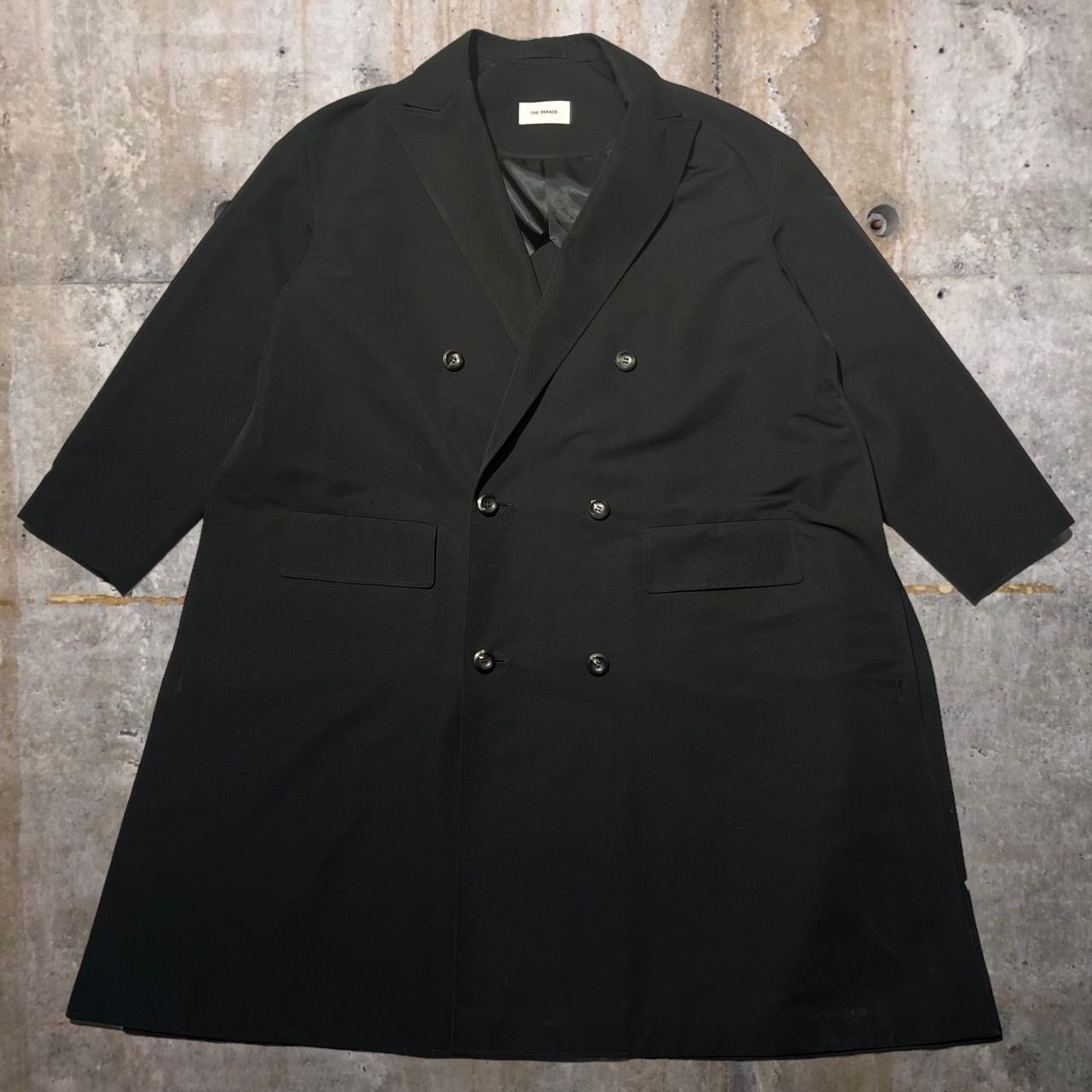 THE RERACS(ザリラクス) 22SS PEAKED LAPEL DOUBLE BREASTED COAT