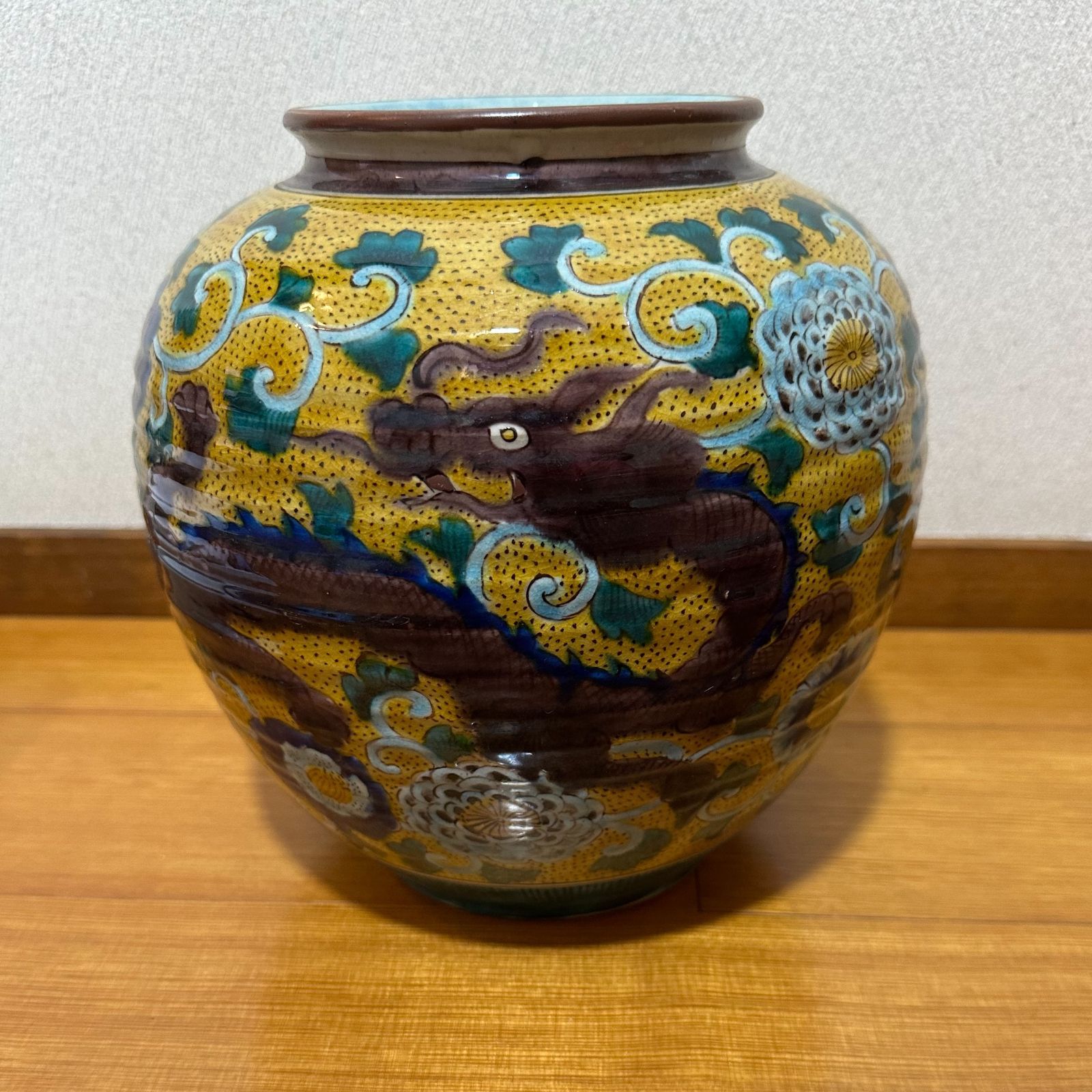 壺　花器　置物　アンティーク スペイン製 アンティーク 古美術 骨董品 花入 壺 花器 花瓶 飾壺 インテリア オブジェ レトロ ヴィンテージ 置物