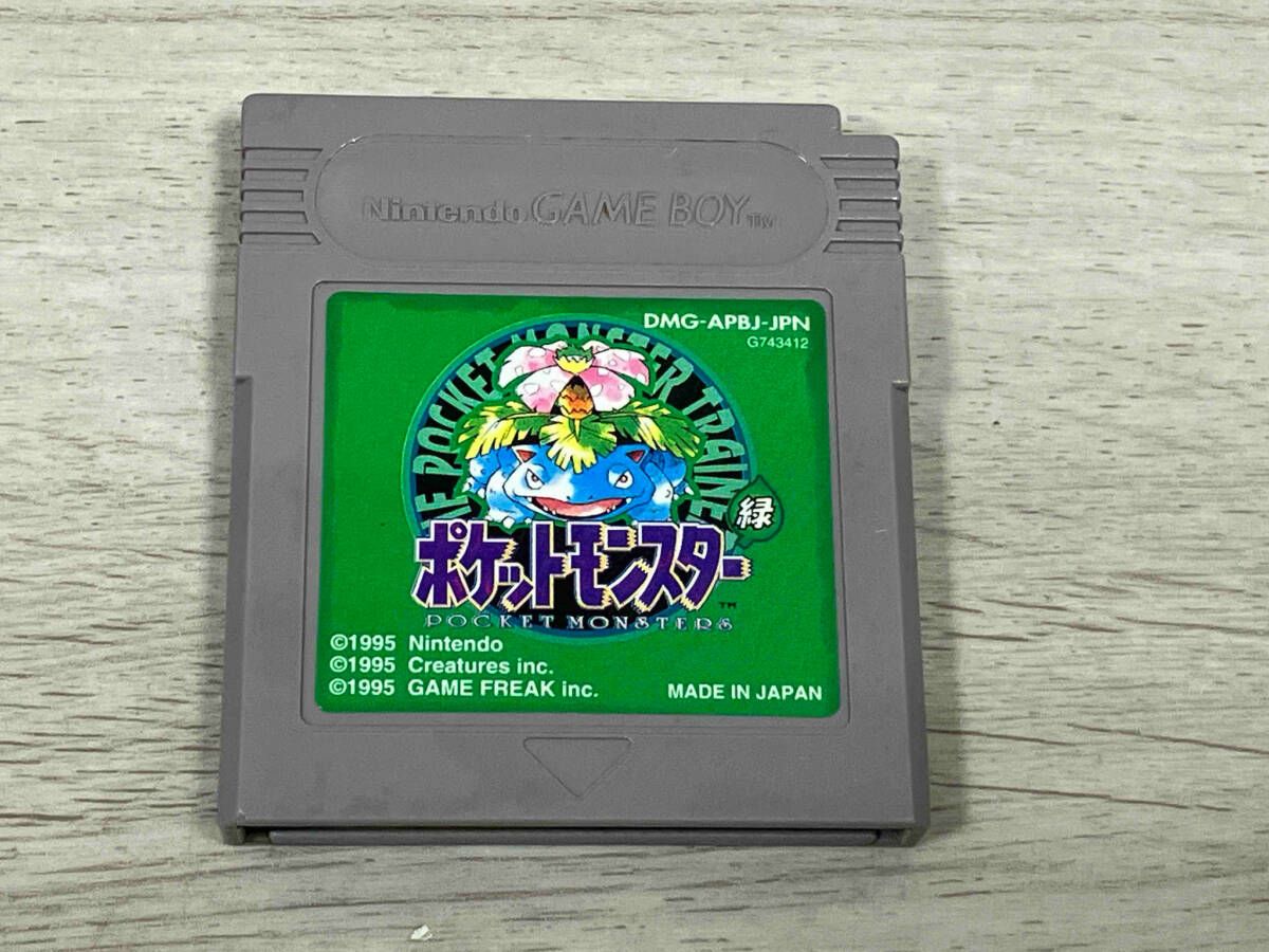 箱のみ】ポケットモンスター緑 美品 外箱・説明書のみ: 美品