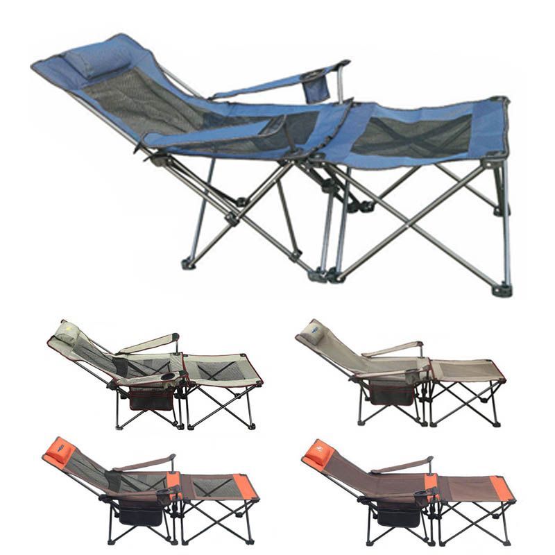 アウトドアチェアはコンパクトな強化フレーム安定性向上枕付き  