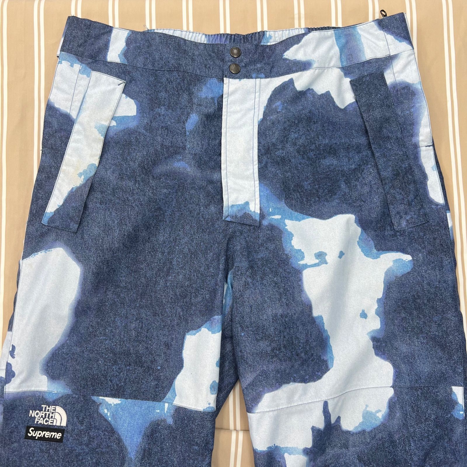 Supreme The North Face Bleached Denim Print Mountain Pants 21AW シュプリーム ザ ノースフェイス ブリーチド デニム プリント マウンテン パンツ インディゴ - メルカリ