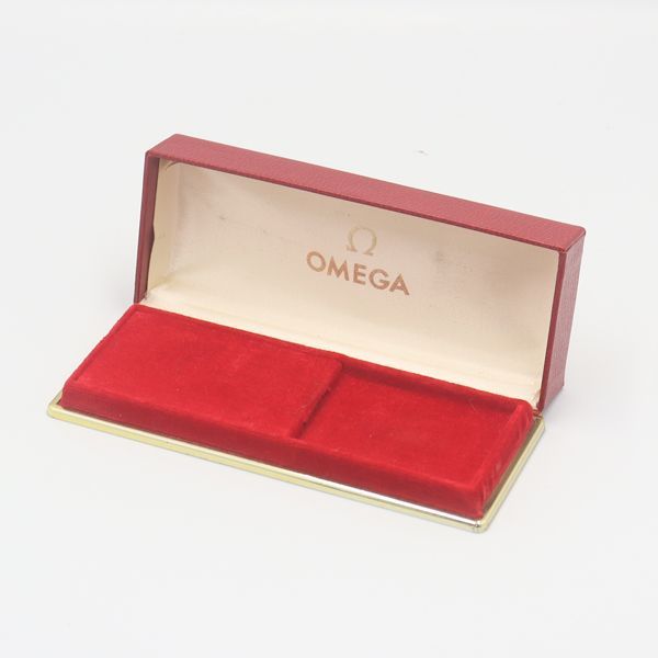 良品 オメガ アンティーク 空箱/BOX/ケース レッド レディース/メンズ