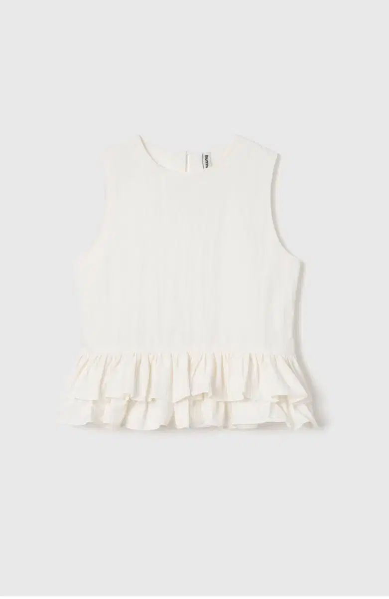バーミュラ ダブルフリルスリーブレス トップス DOUBLE FRILL SLEEVELESS